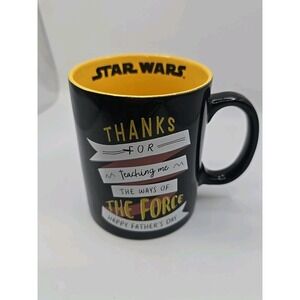 Star Wars Thanks For Teaching Me The Ways of the Force Father's Day Mug Black